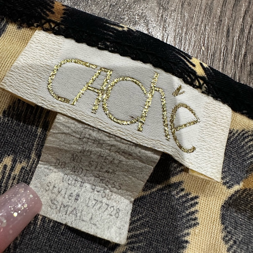 Cache Leopard Print Blouse - image 3